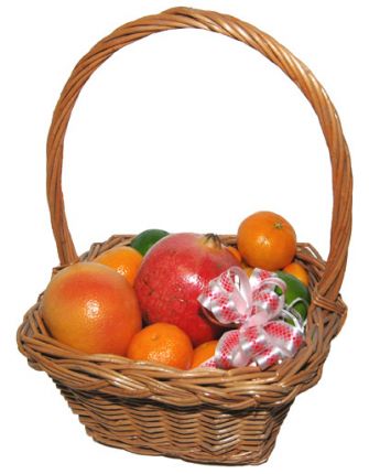 Корзина Рубин - купить фруктовую корзину с доставкой в Костанай